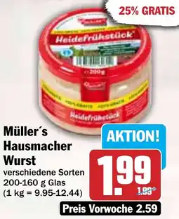 Hit Müller's Hausmacher Wurst Angebot