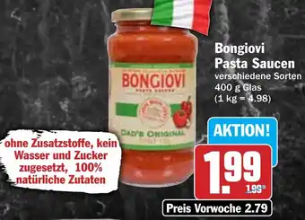 Hit Bongiovi Pasta Saucen Angebot