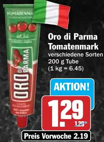Hit Oro di Parma Tomatenmark Angebot