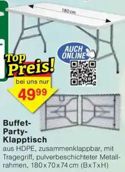 Jawoll Buffet Party Klapptisch Angebot