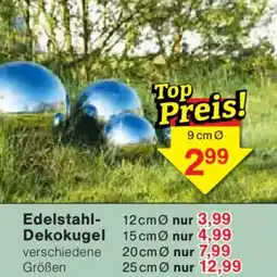 Jawoll Edelstahl Dekokugel Angebot