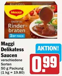 Hit Maggi Delikatess Saucen Angebot