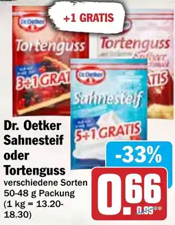 Hit Dr. Oetker Sahnesteif oder Tortenguss Angebot