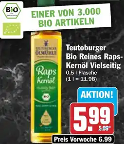 Hit Teutoburger Bio Reines Raps Kernöl Vielseitig Angebot