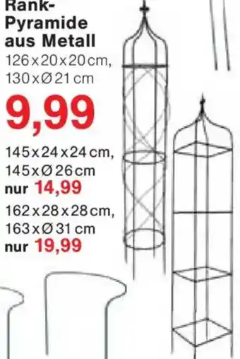 Jawoll Rank Pyramide aus Metall Angebot