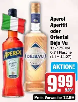 Hit Aperol Aperitif oder Oriental Déjà Vu Angebot