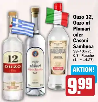 Hit Ouzo 12, Ouzo of Plomari oder Casoni Sambuca Angebot