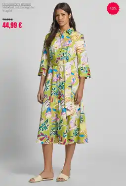 Peek & Cloppenburg Christian Berg Woman Midikleid mit Bindegürtel Angebot