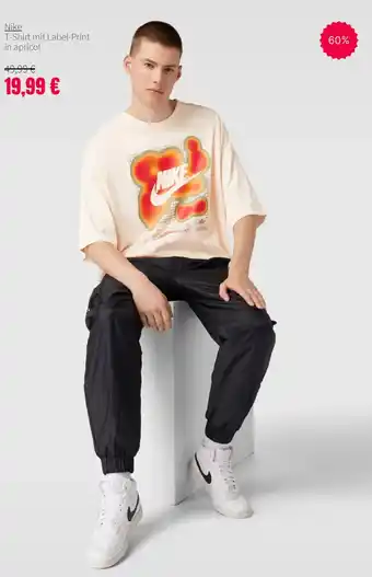 Peek & Cloppenburg Nike T-Shirt mit Label-Print Angebot
