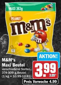 Hit M&M's Maxi Beutel Angebot