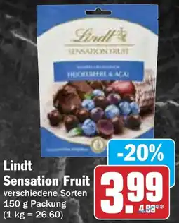 Hit Lindt Sensation Fruit Angebot