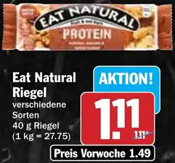 Hit Eat Natural Riegel Angebot