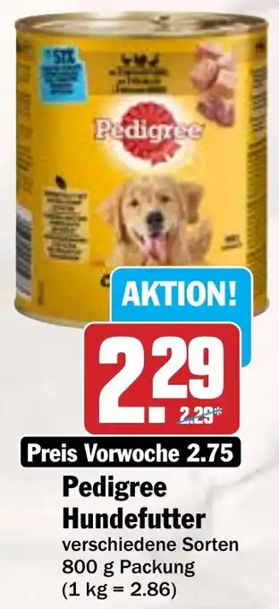 Hit Pedigree Hundefutter Angebot