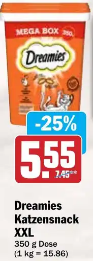 Hit Dreamies Katzensnack XXL Angebot