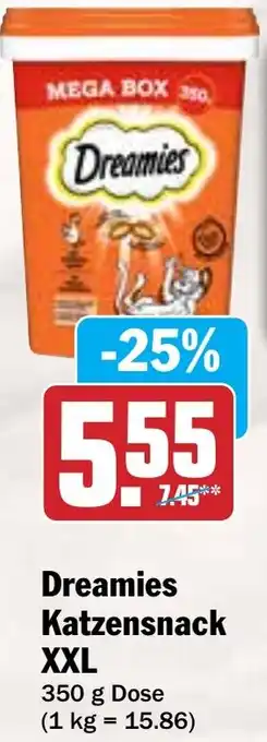 Hit Dreamies Katzensnack XXL Angebot
