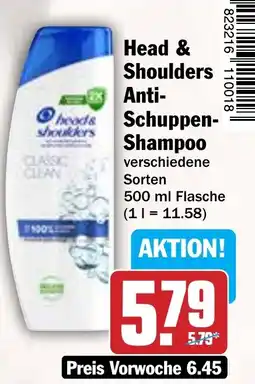 Hit Head & Shoulders Anti Schuppen Shampoo Angebot