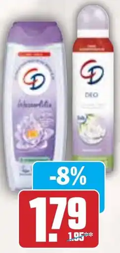 Hit CD Deo Spray, Roll-On oder Dusche Angebot