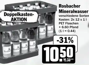 Hit Rosbacher Mineralwasser Angebot