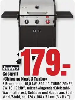 B1 Discount Baumarkt Enders Gasgrill Chicago Next 3 Turbo Angebot
