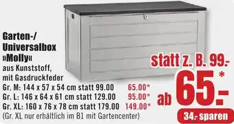 B1 Discount Baumarkt Garten-/ Universalbox Molly Angebot