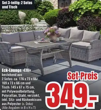 B1 Discount Baumarkt Eck-Lounge Elli Angebot