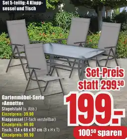 B1 Discount Baumarkt Gartenmöbel-Serie Annette Angebot