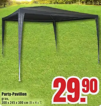 B1 Discount Baumarkt Party-Pavillon Angebot