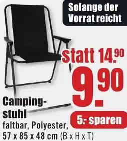 B1 Discount Baumarkt Campingstuhl Angebot
