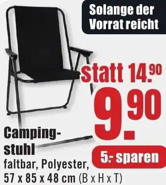 B1 Discount Baumarkt Campingstuhl Angebot