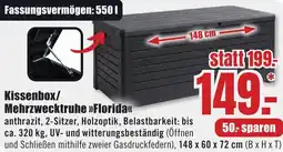 B1 Discount Baumarkt Kissenbox/ Mehrzwecktruhe Florida Angebot