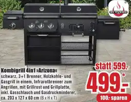 B1 Discount Baumarkt EL FUEGO Kombigrill 4in1 Arizona Angebot