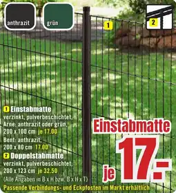 B1 Discount Baumarkt Einstabmatte Angebot