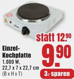 B1 Discount Baumarkt Einzel Kochplatte Angebot