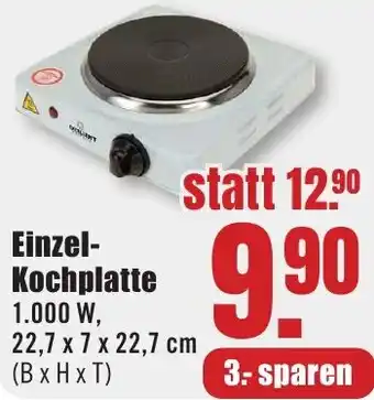 B1 Discount Baumarkt Einzel Kochplatte Angebot