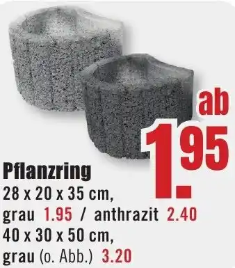 B1 Discount Baumarkt Pflanzring Angebot