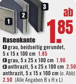 B1 Discount Baumarkt Rasenkante Angebot