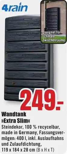 B1 Discount Baumarkt Wandtank Extra Slim Angebot