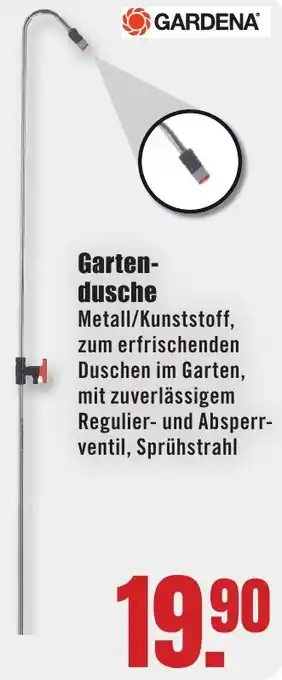 B1 Discount Baumarkt GARDENA Gartendusche Angebot