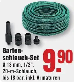 B1 Discount Baumarkt Gartenschlauch-Set Angebot
