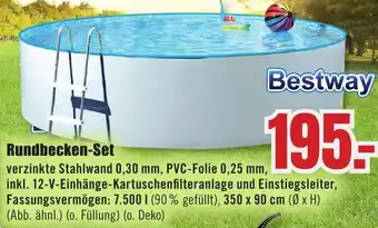B1 Discount Baumarkt Bestway Rundbecken-Set Angebot