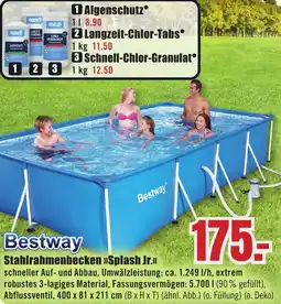 B1 Discount Baumarkt Bestway Stahlrahmenbecken Splash Jr. Angebot