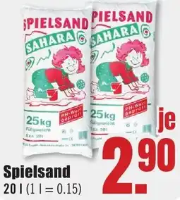 B1 Discount Baumarkt Spielsand Angebot