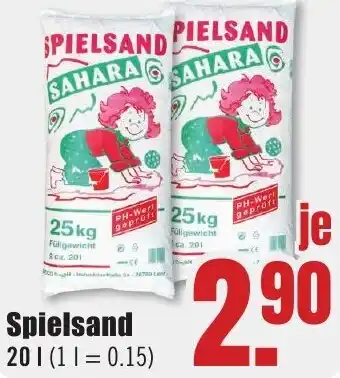 B1 Discount Baumarkt Spielsand Angebot