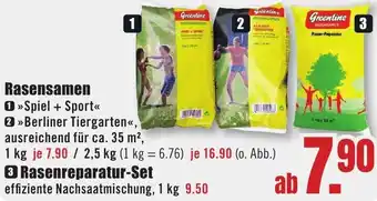 B1 Discount Baumarkt Rasensamen Angebot