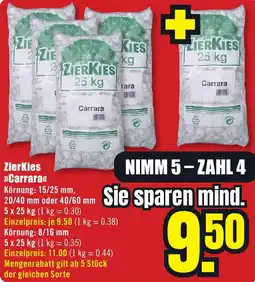B1 Discount Baumarkt Zierkies Carrara Angebot