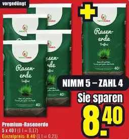 B1 Discount Baumarkt Premium-Rasenerde Angebot