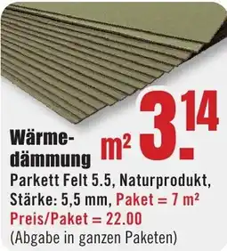 B1 Discount Baumarkt Wärmedämmung Angebot