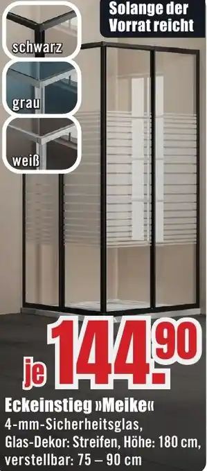 B1 Discount Baumarkt Eckeinstieg Meike Angebot