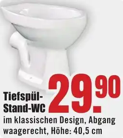 B1 Discount Baumarkt Tiefspül Stand-WC Angebot
