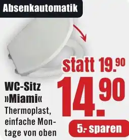 B1 Discount Baumarkt WC-Sitz Miami Angebot